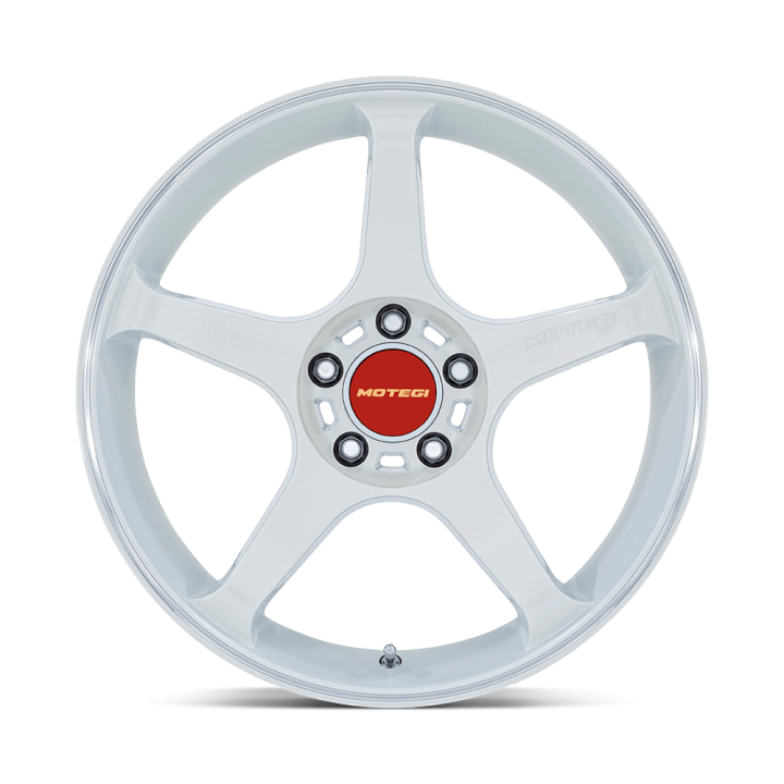Jantă de Aluminiu, Motegi Racing MR159 BATTLE V, 18x9.5, ET 25, 5x114.3, 72.56, Alb - EDK.ro