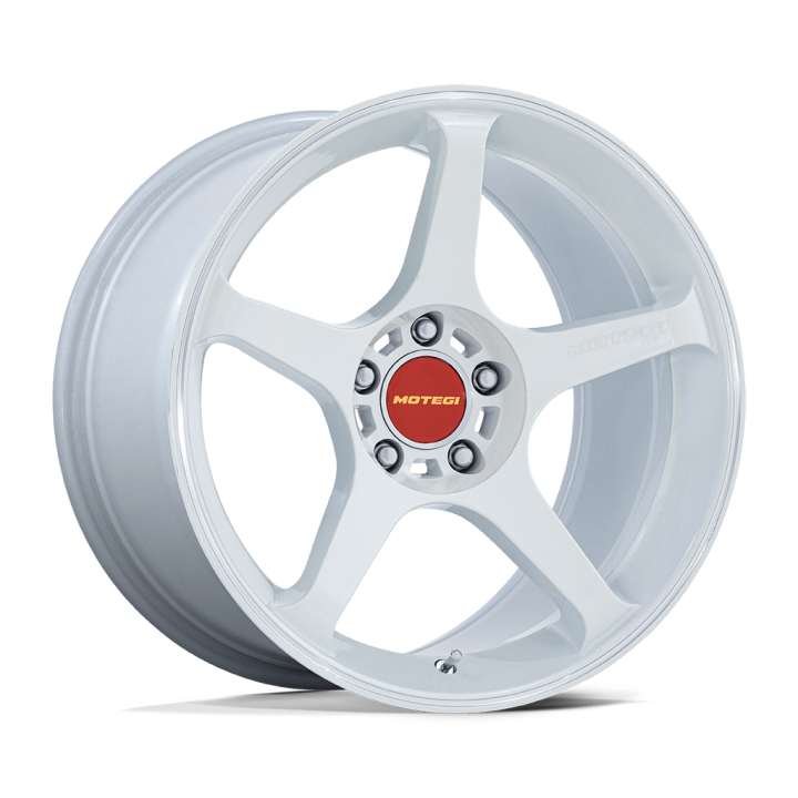 Jantă de Aluminiu, Motegi Racing MR159 BATTLE V, 18x10.5, ET 25, 5x114.3, 72.56, Alb - EDK.ro