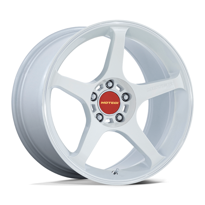 Jantă de Aluminiu, Motegi Racing MR159 BATTLE V, 18x9.5, ET 0, 5x114.3, 72.56, Alb - EDK.ro