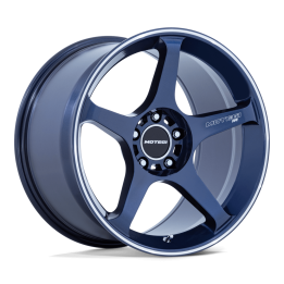 Jantă de Aluminiu, Motegi Racing MR159 BATTLE V, 18x10.5, ET 25, 5x114.3, 72.56, Albastru - EDK.ro