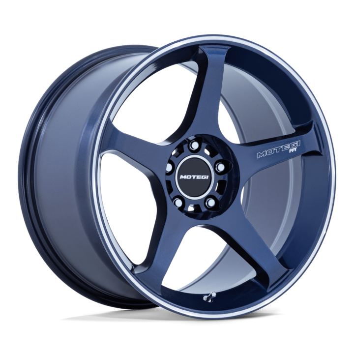 Alloy Wheel, Motegi Racing MR159 BATTLE V, 18x9.5, ET 0, 5x114.3, 72.56, Blue - EDK.ro