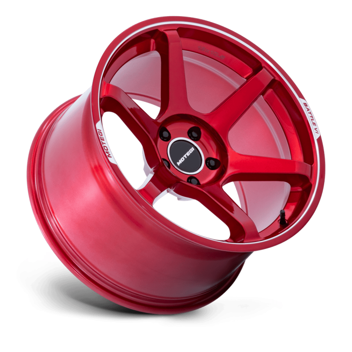 Jantă de Aluminiu, Motegi Racing MR160 BATTLE VI, 18x9.5, ET 25, 5x114.3, 72.56, Roșu - EDK.ro