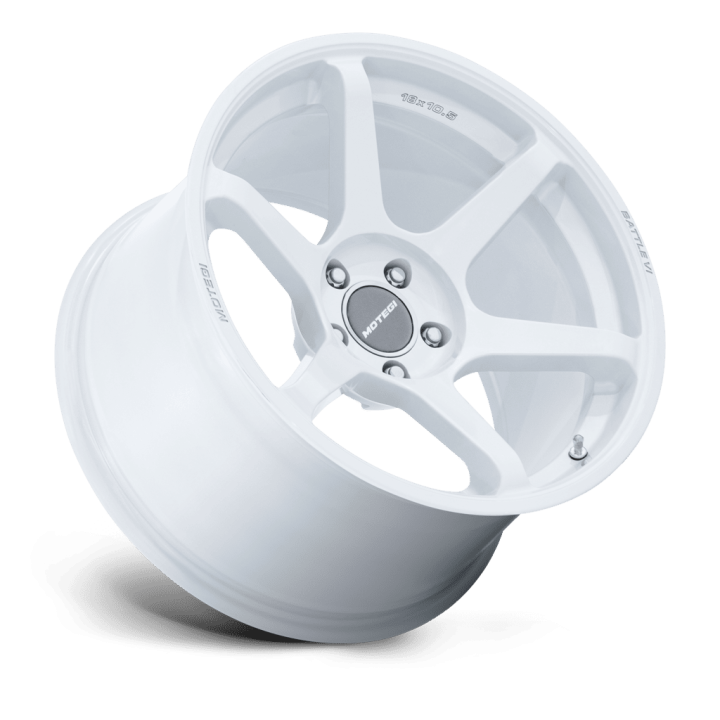 Alloy Wheel, Motegi Racing MR160 BATTLE VI, 19x9.5, ET 20, 5x114.3, 72.56, White - EDK.ro