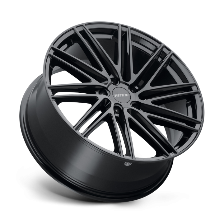 Jantă de Aluminiu, Petrol P1C, 19x8.0, ET 40, 5x114.3, 76.1, Negru - EDK.ro