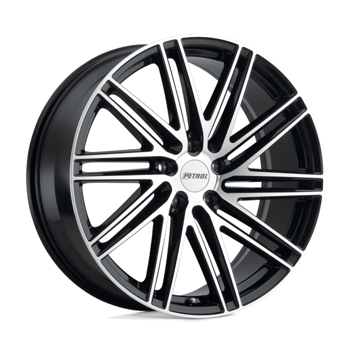 Jantă de Aluminiu, Petrol P1C, 19x8.0, ET 40, 5x114.3, 76.1, Negru - EDK.ro