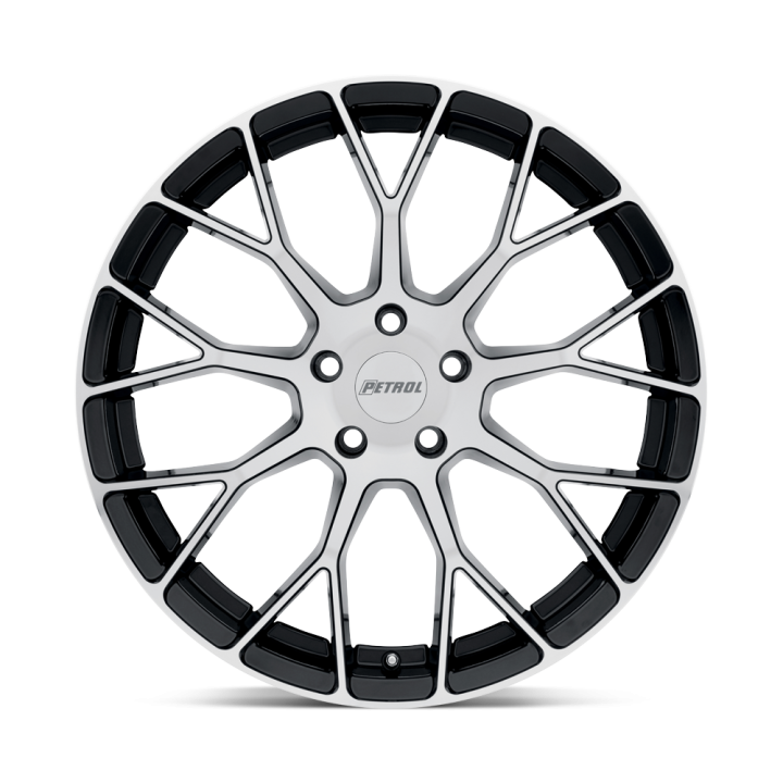 Jantă de Aluminiu, Petrol P2B, 18x8.0, ET 40, 5x114.3, 76.1, Negru - EDK.ro