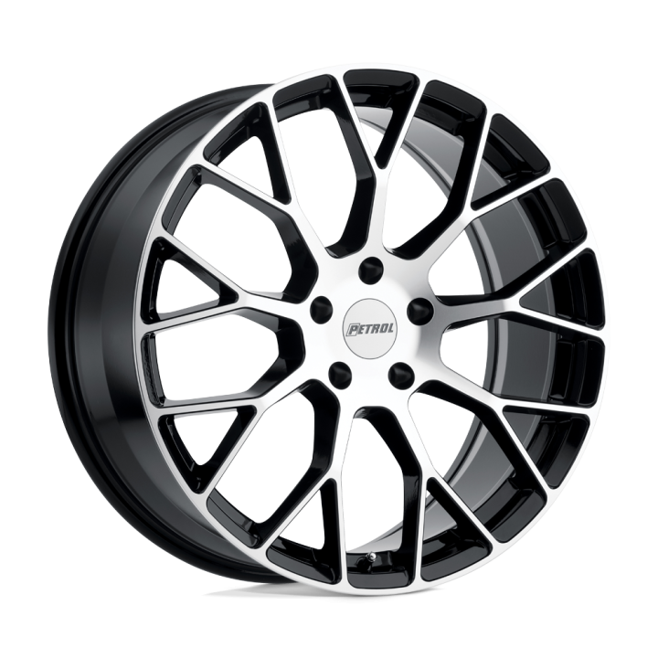 Jantă de Aluminiu, Petrol P2B, 19x8.0, ET 40, 5x114.3, 76.1, Negru - EDK.ro