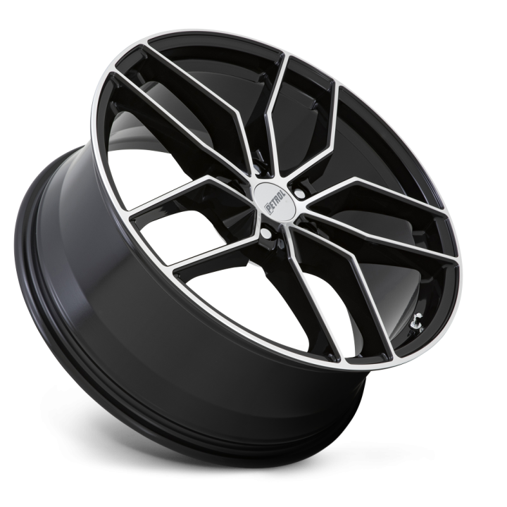 Jantă de Aluminiu, Petrol P5C, 19x8.0, ET 40, 5x114.3, 76.1, Negru - EDK.ro