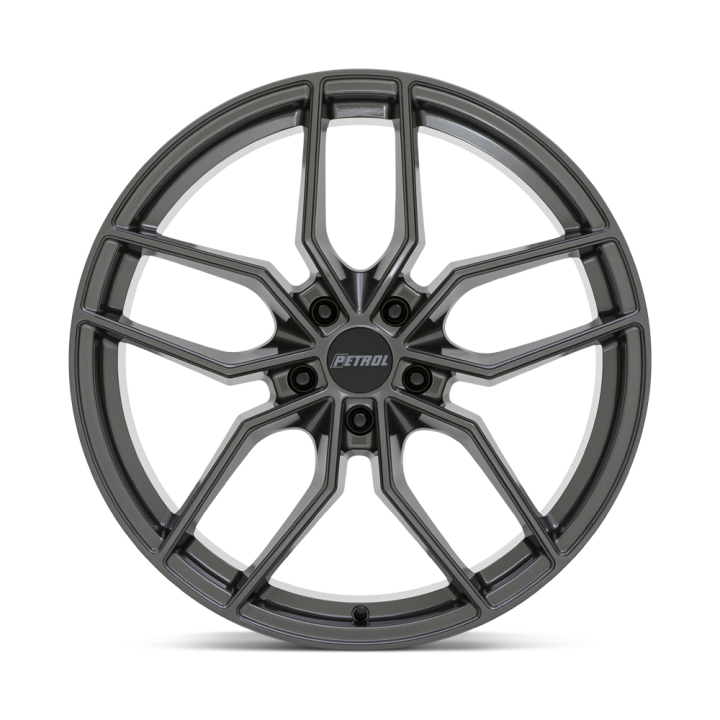 Alloy Wheel, Petrol P5C, 18x8.0, ET 40, 5x114.3, 76.1, Gunmetal - EDK.ro