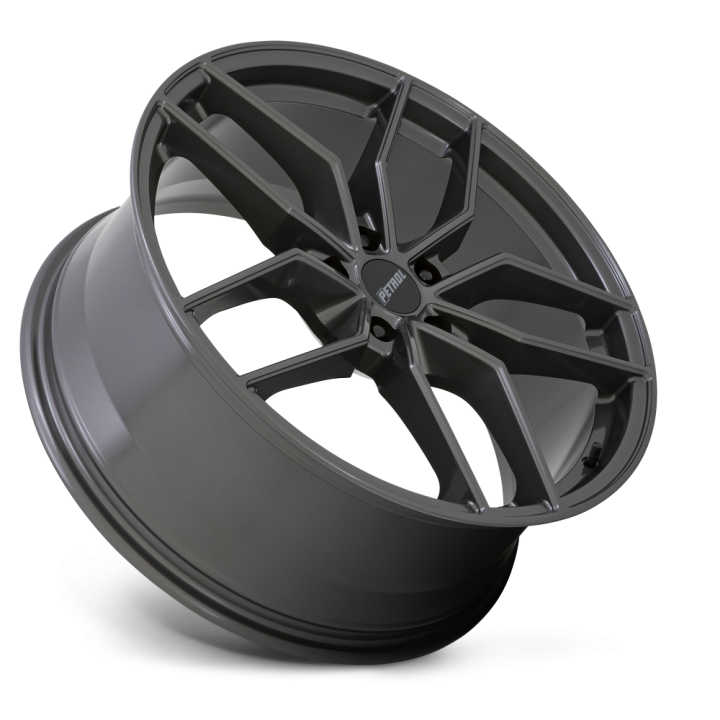 Jantă de Aluminiu, Petrol P5C, 19x8.0, ET 40, 5x114.3, 76.1, Gri Metalizat - EDK.ro