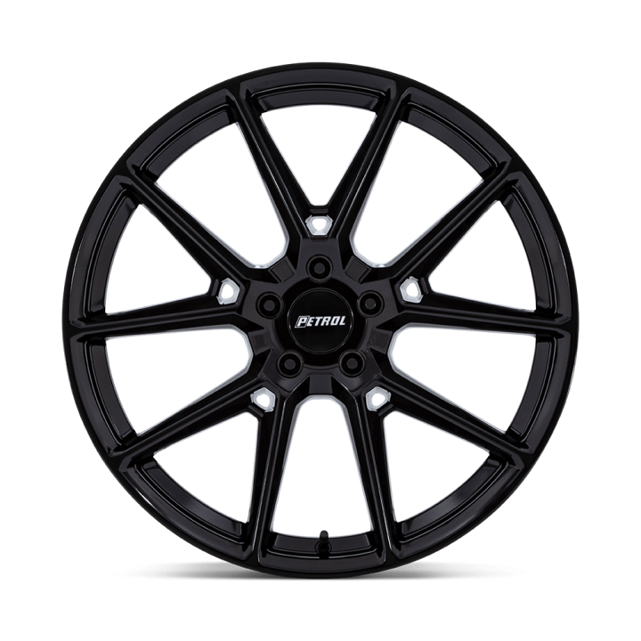 Alloy Wheel, Petrol PE002 P1E, 17x8.0, ET 40, 5x114.3, 72.56, Black - EDK.ro