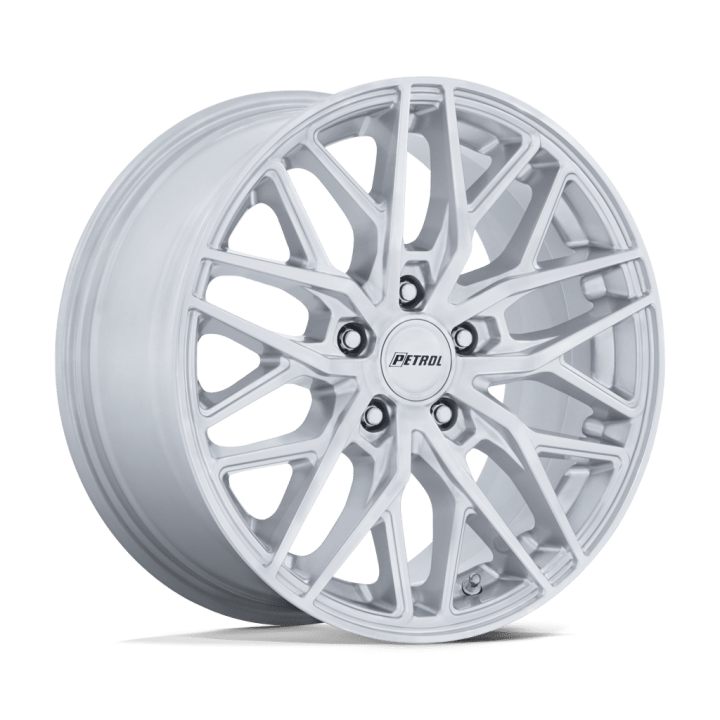 Jantă de Aluminiu, Petrol PE004 P3E, 17x8.0, ET 40, 5x114.3, 72.56, Argintiu - EDK.ro