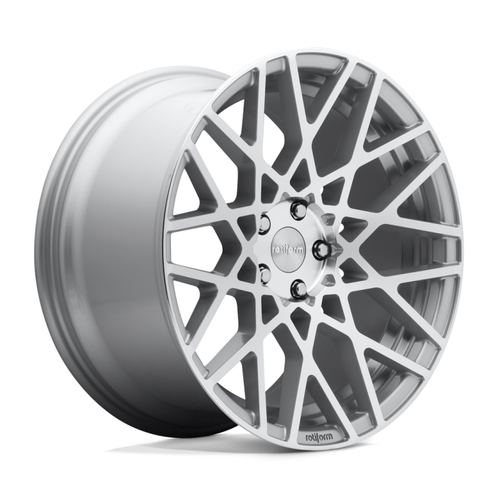 Alloy Wheel, Rotiform R110 BLQ, 18x8.5, ET 38, 5x114.3, 72.56, Silver - EDK.ro