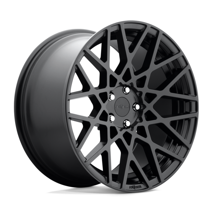 Alloy Wheel, Rotiform R112 BLQ, 19x8.5, ET 38, 5x114.3, 72.56, Black - EDK.ro
