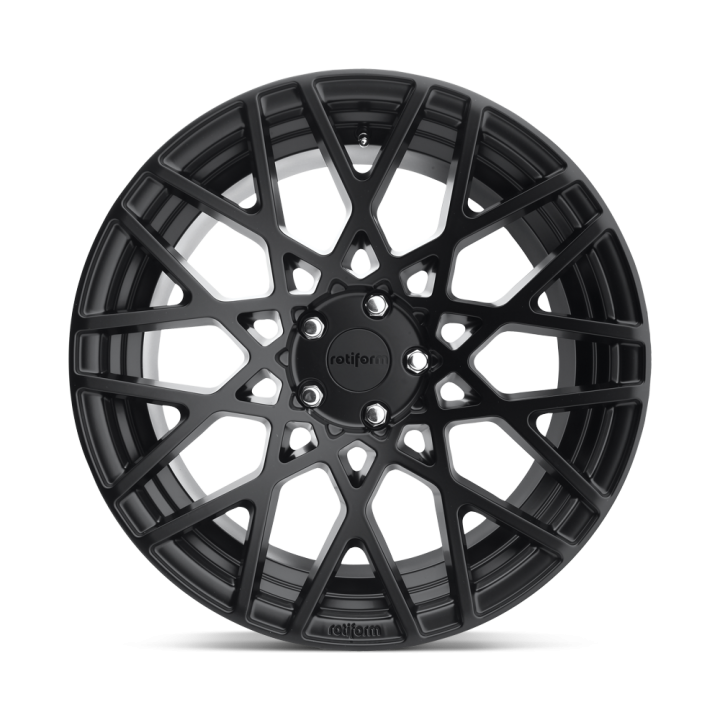 Alloy Wheel, Rotiform R112 BLQ, 19x8.5, ET 38, 5x114.3, 72.56, Black - EDK.ro