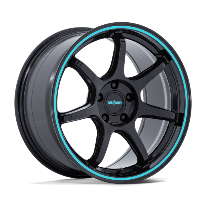 Alloy Wheel, Rotiform RC208 BPU, 19x8.5, ET 20, 5x114.3, 72.56, Black - EDK.ro