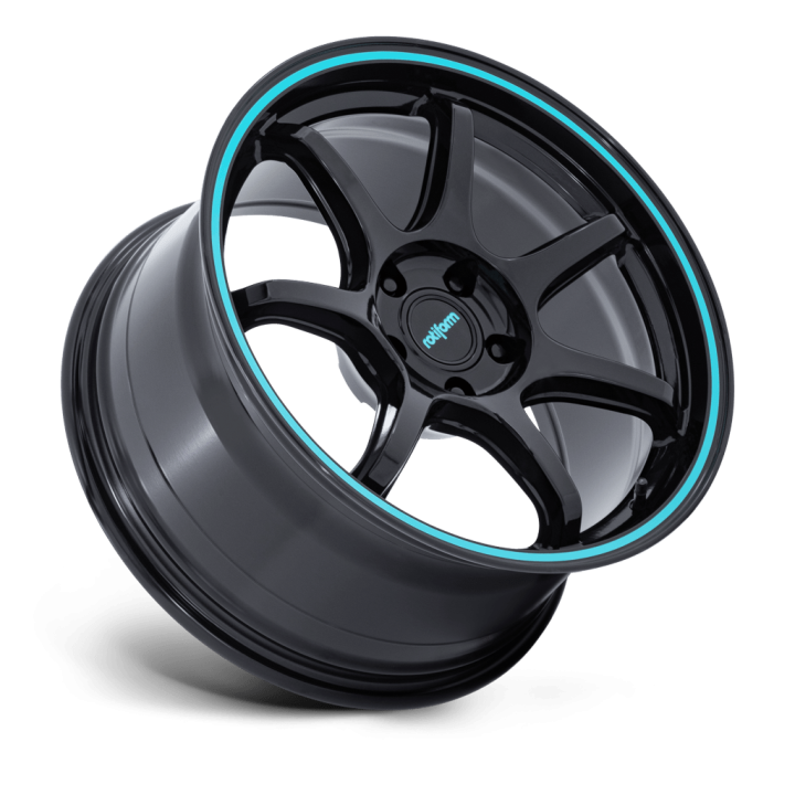 Alloy Wheel, Rotiform RC208 BPU, 19x8.5, ET 20, 5x114.3, 72.56, Black - EDK.ro