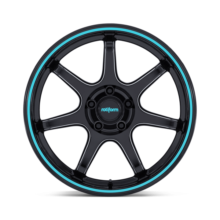Jantă de Aluminiu, Rotiform RC208 BPU, 19x8.5, ET 20, 5x114.3, 72.56, Negru - EDK.ro