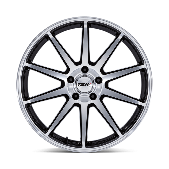Alloy Wheel, TSW TW004 CANARD, 20x9.0, ET 35, 5x114.3, 72.56, Black - EDK.ro