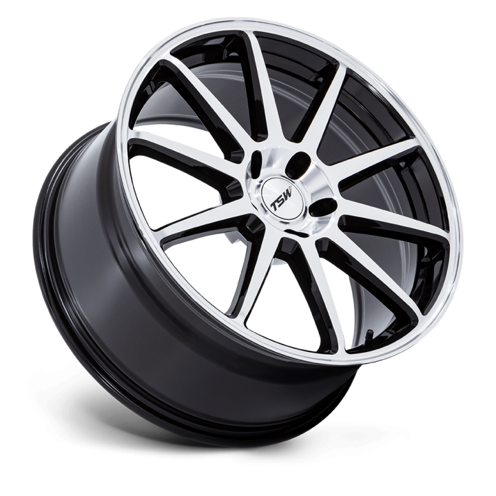 Alloy Wheel, TSW TW004 CANARD, 20x9.0, ET 35, 5x114.3, 72.56, Black - EDK.ro