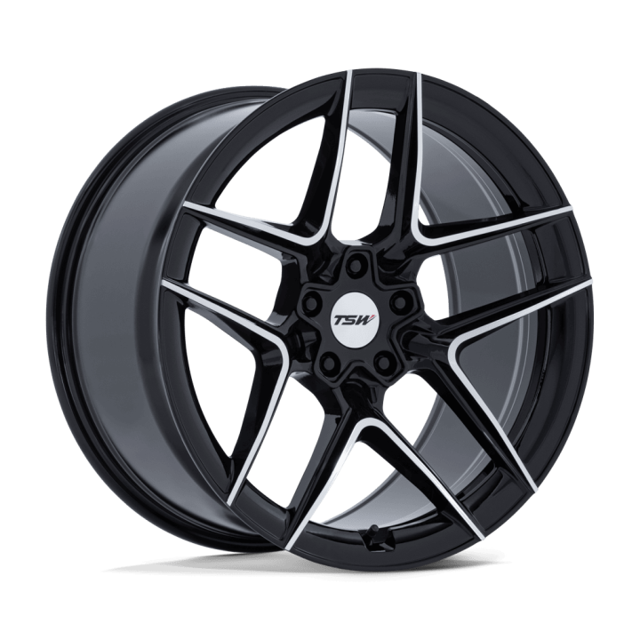 Alloy Wheel, TSW TW008 SLIPSTREAM, 20x9.0, ET 35, 5x114.3, 72.56, Black - EDK.ro