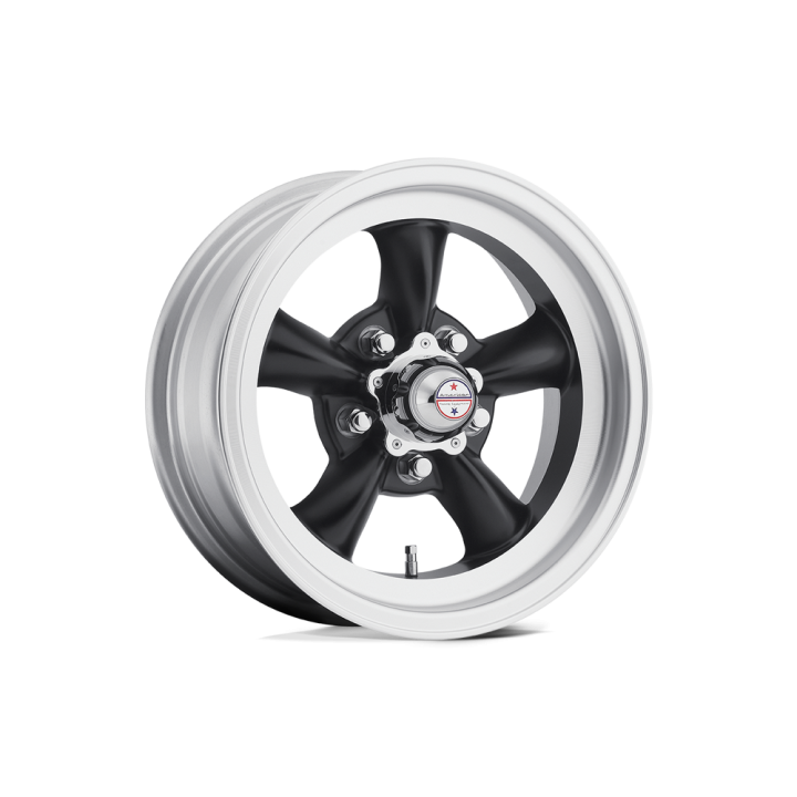 Alloy Wheel, American Racing VN105 TORQ THRUST D, 15x7.0, ET -6, 5x114.3, 83.06, Black - EDK.ro