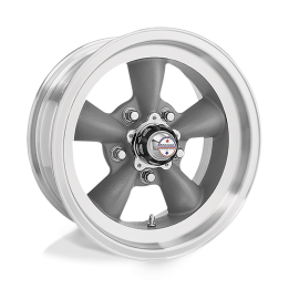 Alloy Wheel, American Racing VN105 TORQ THRUST D, 15x7.0, ET -6, 5x114.3, 83.06, Gray - EDK.ro