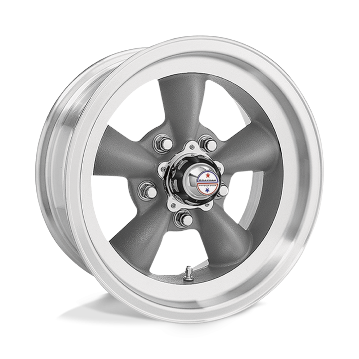 Jantă de Aluminiu, American Racing VN105 TORQ THRUST D, 16x8.0, ET -12, 5x114.3, 83.06, Gri - EDK.ro