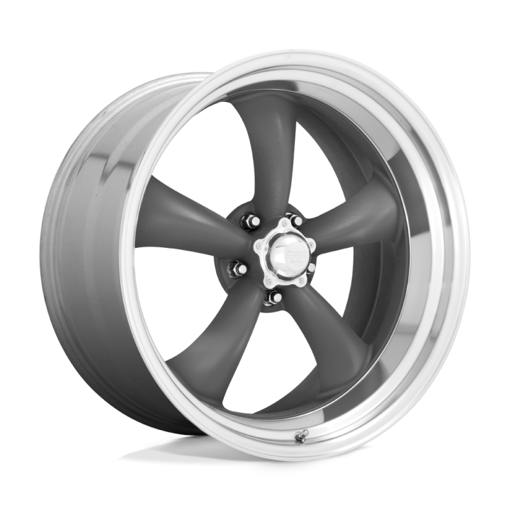 Alloy Wheel, American Racing VN215 CLASSIC TORQ THRUST II, 14x6.0, ET -2, 5x114.3, 83.06, Gray - EDK.ro