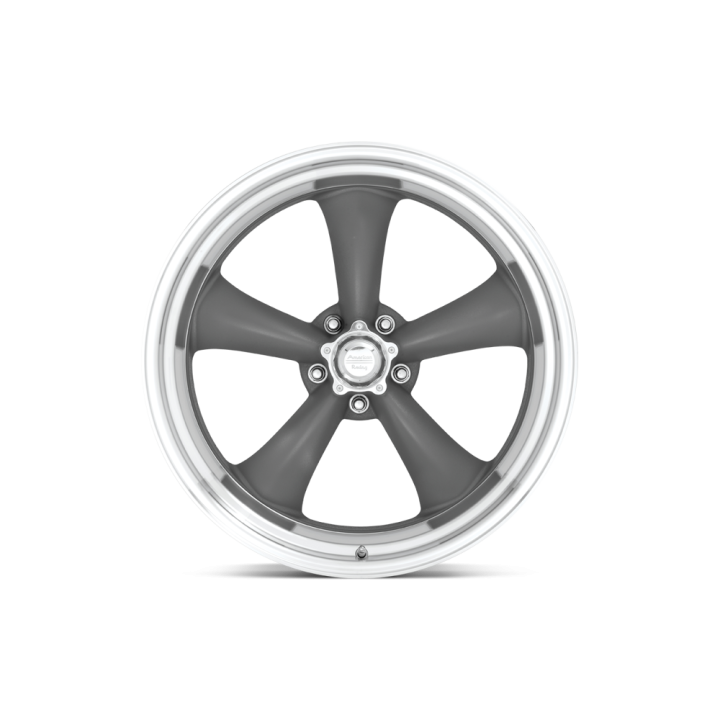 Alloy Wheel, American Racing VN215 CLASSIC TORQ THRUST II, 15x6.0, ET -6, 5x114.3, 83.06, Gray - EDK.ro