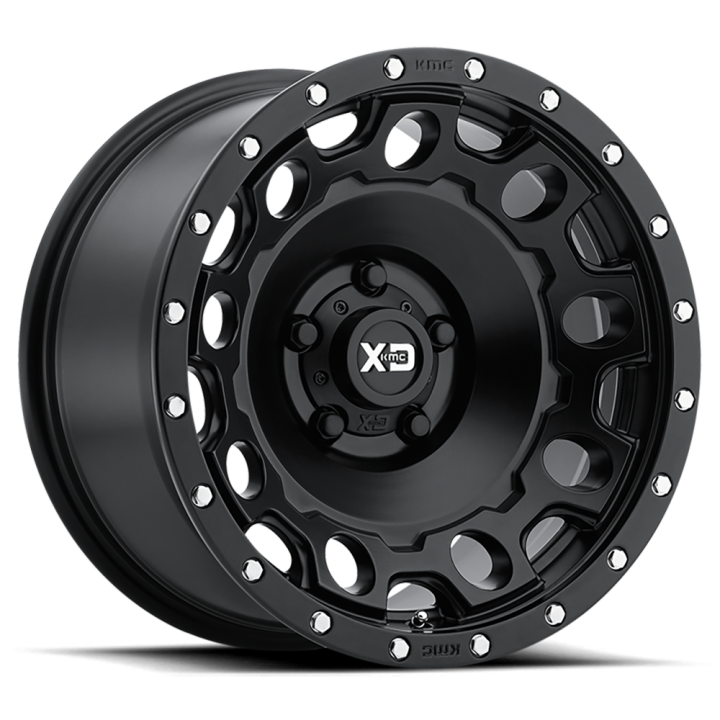 Jantă de Aluminiu, XD Series XD129 HOLESHOT, 17x8.5, ET 34, 5x114.3, 72.56, Negru - EDK.ro