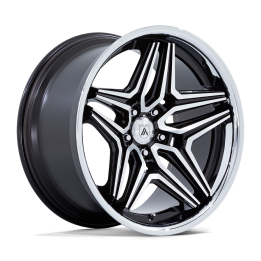 Alloy Wheel, Asanti AB046 DUKE, 22x9.0, ET 15, 5x120, 74.1, Black - EDK.ro