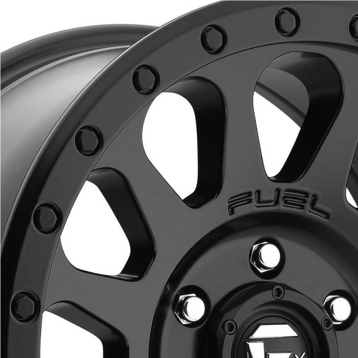 Alloy Wheel, FUEL D579 VECTOR, 17x8.5, ET 20, 5x120, 65.07, Black - EDK.ro
