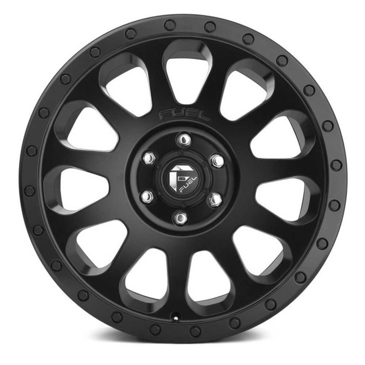 Jantă de Aluminiu, FUEL D579 VECTOR, 17x8.5, ET 20, 5x120, 65.07, Negru - EDK.ro