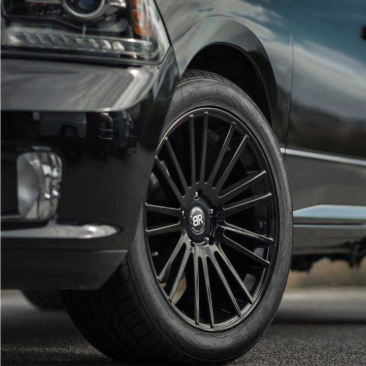 Alloy Wheel, Black Rhino KRUGER, 18x8.5, ET 35, 5x120, 76.1, Black - EDK.ro