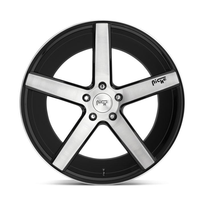 Jantă de Aluminiu, Niche Road Wheels M124 MILAN, 20x8.5, ET 35, 5x120, 72.56, Negru - EDK.ro
