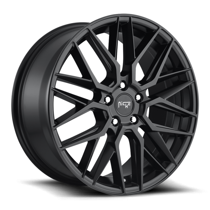Alloy Wheel, Niche Road Wheels M190 GAMMA, 19x8.5, ET 35, 5x120, 72.56, Black - EDK.ro
