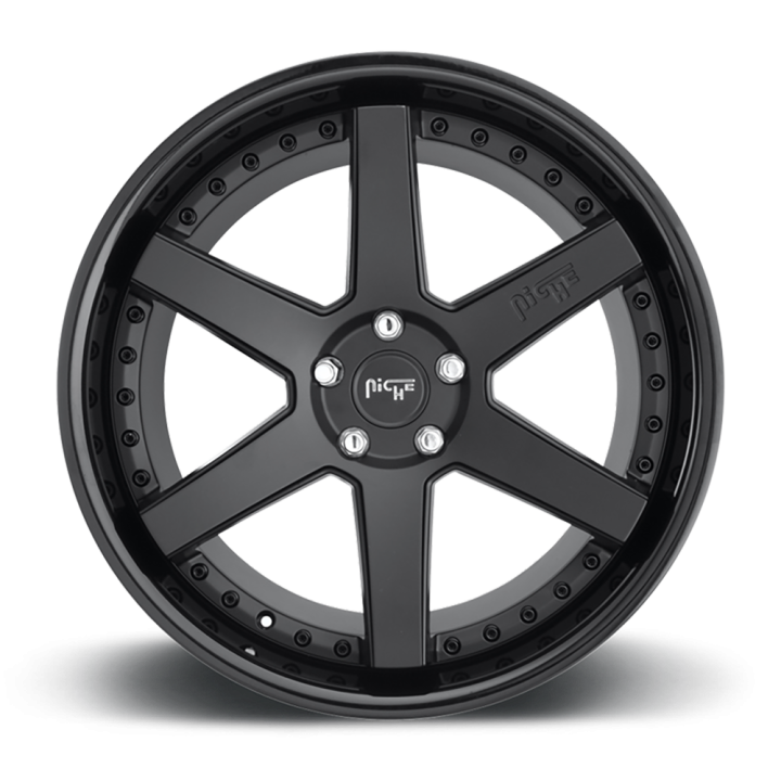Alloy Wheel, Niche Road Wheels M192 ALTAIR, 20x9.0, ET 35, 5x120, 72.56, Black - EDK.ro