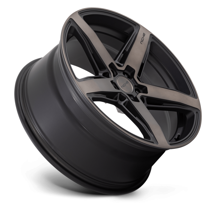 Jantă de Aluminiu, Niche Road Wheels M271 TERAMO, 20x9.0, ET 38, 5x120, 72.56, Negru - EDK.ro