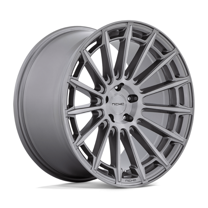 Alloy Wheel, Niche Road Wheels M276 AMALFI, 20x9.0, ET 18, 5x120, 72.56, Platinum - EDK.ro