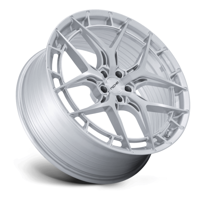 Alloy Wheel, Niche Road Wheels NC286 RIVIERA, 22x9.0, ET 27, 5x120, 74.1, Silver - EDK.ro
