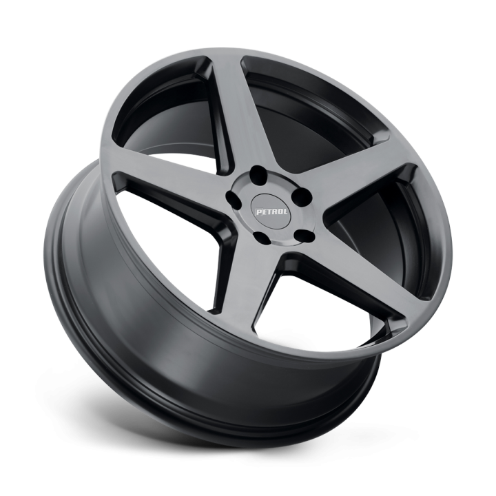 Alloy Wheel, Petrol P2C, 20x8.5, ET 35, 5x120, 76.1, Black - EDK.ro