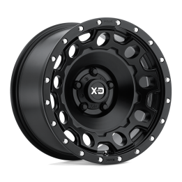 Alloy Wheel, XD Series XD129 HOLESHOT, 17x8.5, ET 34, 5x120, 72.56, Black - EDK.ro
