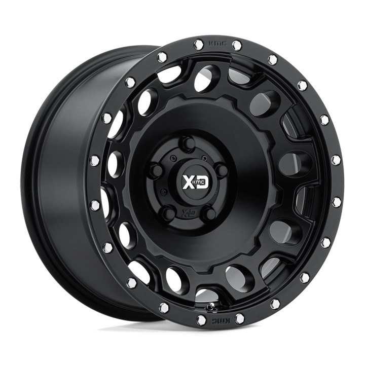 Jantă de Aluminiu, XD Series XD129 HOLESHOT, 17x8.5, ET 34, 5x120, 72.56, Negru - EDK.ro