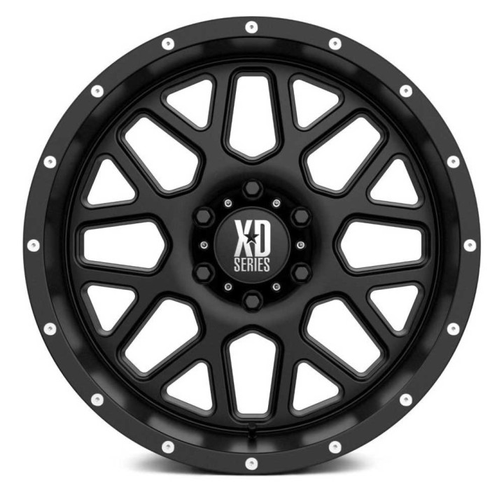 Alloy Wheel, XD Series XD820 GRENADE, 18x8.0, ET 38, 5x120, 74.1, Black - EDK.ro
