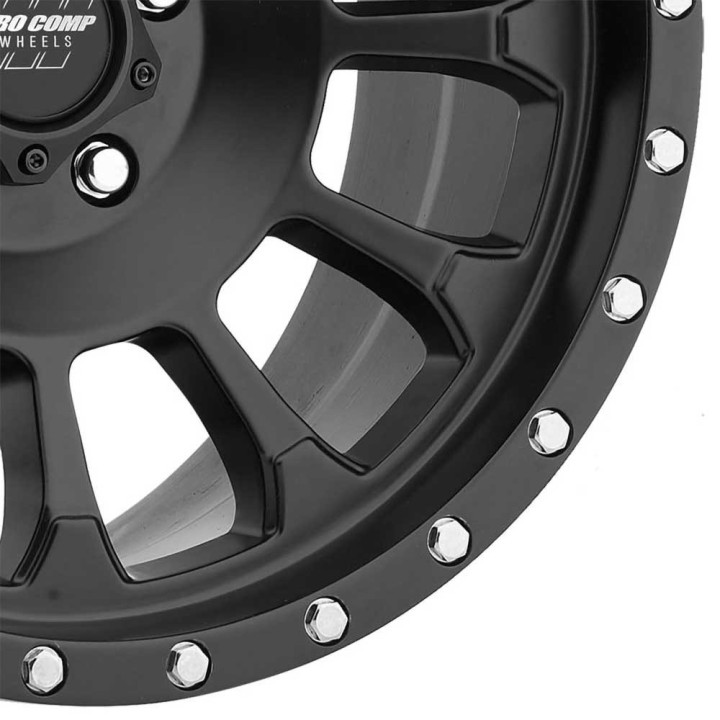 Jantă de Aluminiu, Pro Comp 5034, 18x9.0, ET 0, 5x127, 71.5, Negru - EDK.ro