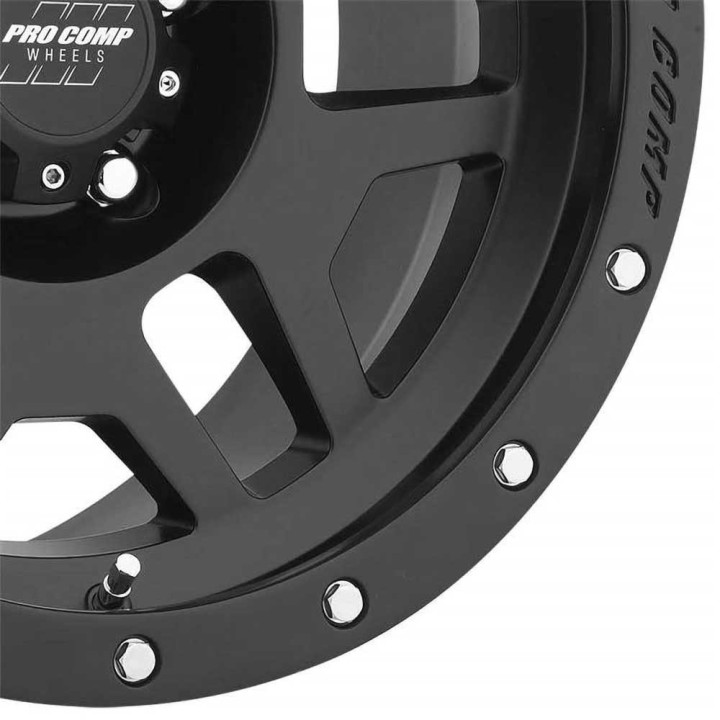 Jantă de Aluminiu, Pro Comp 5041, 17x9.0, ET -6, 5x127, 83.1, Negru - EDK.ro