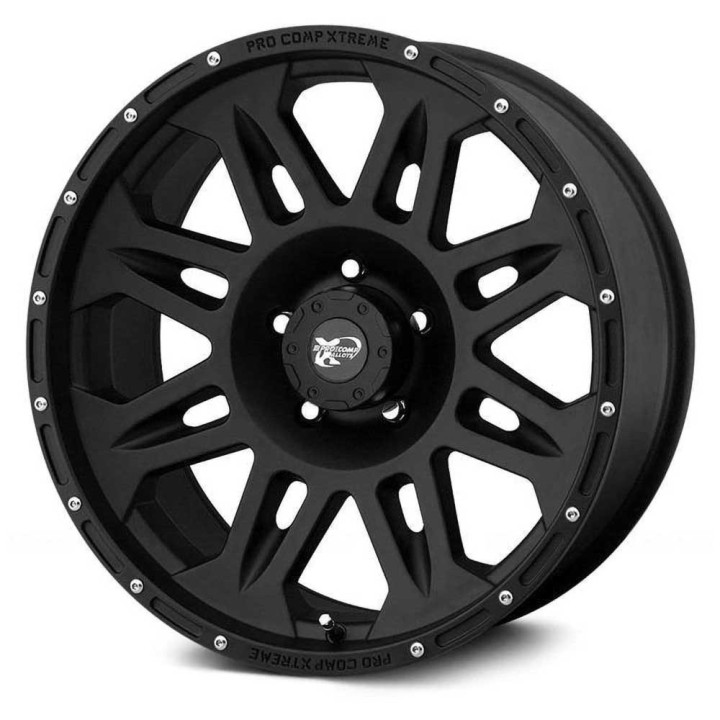 Jantă de Aluminiu, Pro Comp 7005, 17x8.0, ET 0, 5x127, 83.06, Negru - EDK.ro