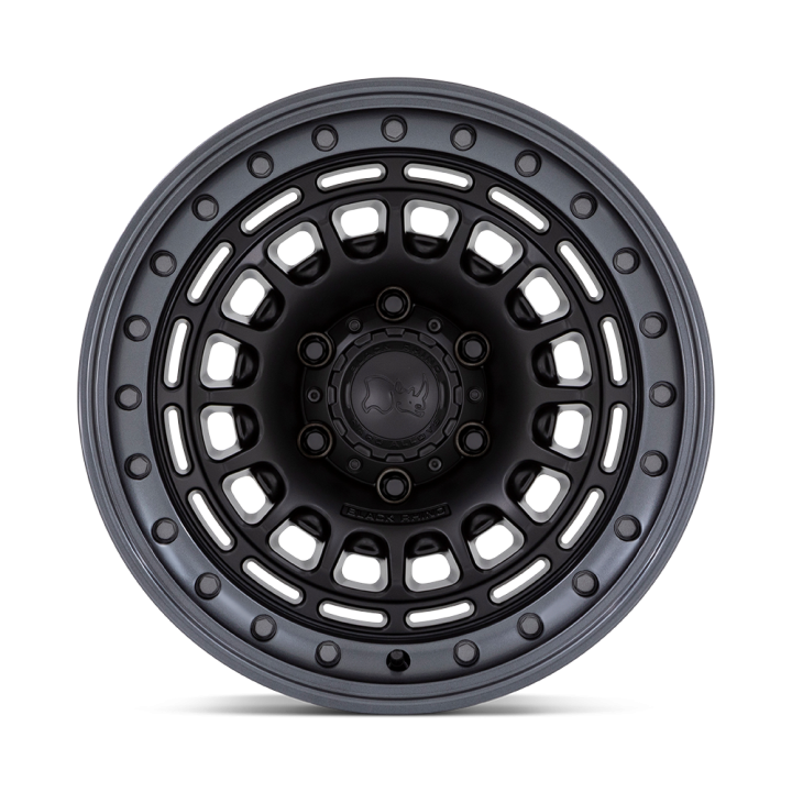 Alloy Wheel, Black Rhino BR014 SAHARA, 17x9.0, ET -12, 5x127, 71.5, Black - EDK.ro