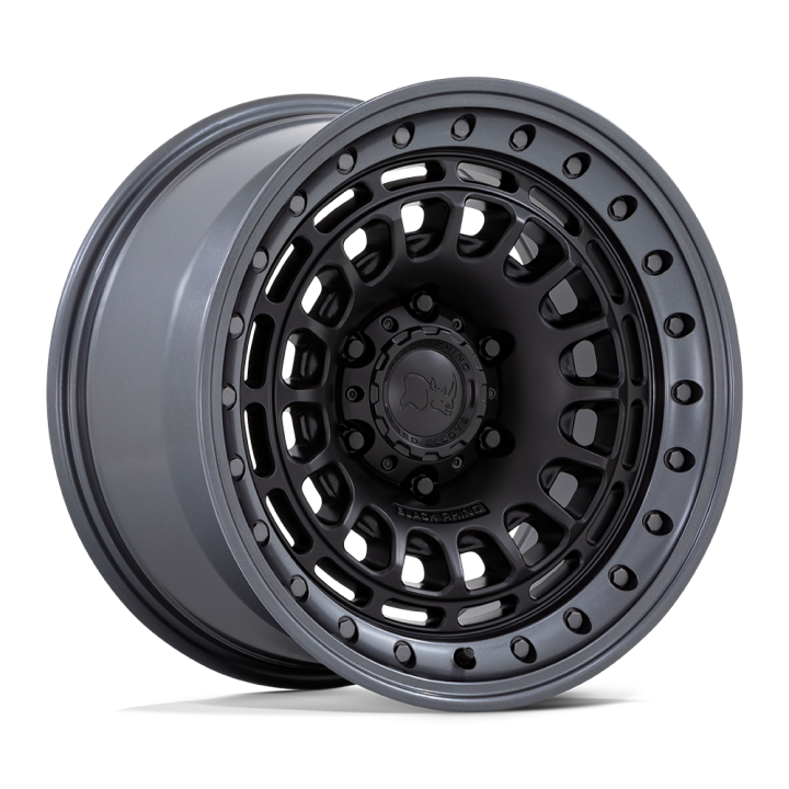 Alloy Wheel, Black Rhino BR014 SAHARA, 17x9.0, ET 0, 5x127, 71.5, Black - EDK.ro